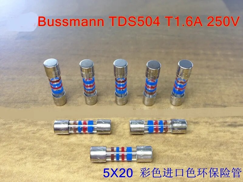 Bussmann ÷  ǻ, TDS504 T, ÷ ǻ, 1.6A, 250V, 250V, Ʈ 3 